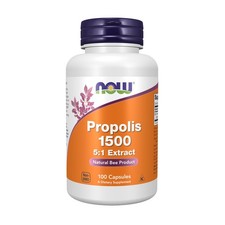 NOW Supplements, Propolis 1,500 mg, 100 100 Count Pack of 1 , Yellow/Brown