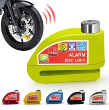 1pc Motorcycle Bicycle Disc Brake Lock Alarm Anti-Theft Security Padlock - NEW