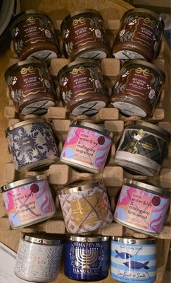 Bath & Body Works 3-Wick 14.5oz Scented Candle NEW - Choose Scent FREE SHIP