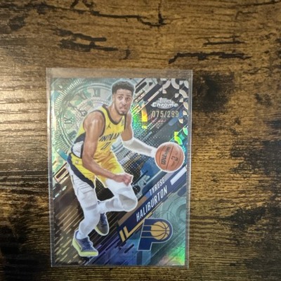 Topps Tyrese Haliburton Indiana Pacers 2024-25 Chrome Go Time GT-10 /299