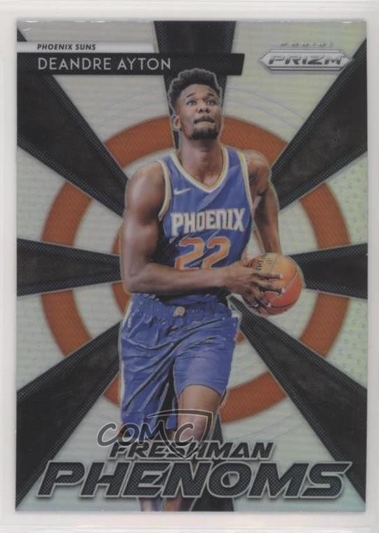 2018-19 Panini Prizm Freshman Phenoms Silver Prizm DeAndre Ayton #25 1d0h