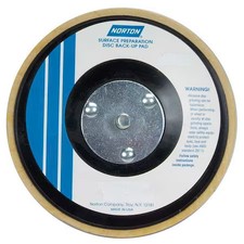 NORTON ABRASIVES 66261059360 Hook/Loop Disc Backup Pad, 5 in Dia, PK5