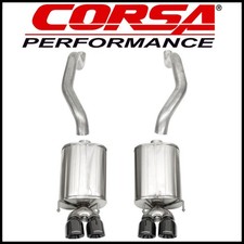 Corsa Sport 2.5" Axle-Back Exhaust System fits 2009-13 Chevy Corvette C6 6.2L V8