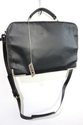 Jean Paul Gaultier HOMME Black Square 2WAY Shoulder Bag 37.5