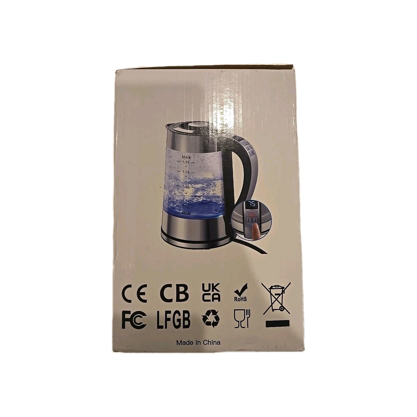 electric kettle with temperature control