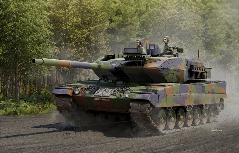 Trumpeter 966 - 1/16 Leopard 2A6 MBT - New