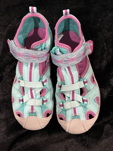 Merrell Hydro Sport Outdoors Sandals Teal Blue & Purple Unisex Kids Size 13
