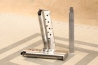 3x Lot of Stainless Steel 9 Round Single Stack 9mm Luger 1911 Magazines — photo 3
