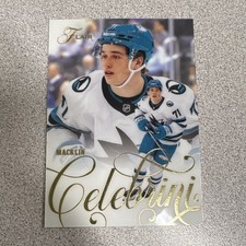 Fleer 2025-26 Flair Hockey Macklin Celebrini #106 Sharks