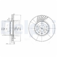 Bremsscheiben + Beläge vorne für Saab 9-3 YS3D 9-5 YS3E | 769582
