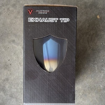 Valvetronic Designs 2.5/63mm Single Wall Burnt Steel Exhaust Tip - Universal