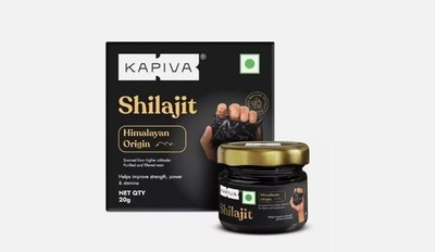 Kapiva Himalayan 100% Pure Shilajit Resin 20g - Performance Booster