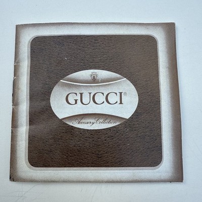 VINTAGE Gucci Accessory Collection Mini Catalog Booklet 1980s