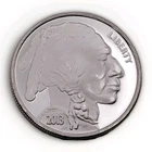 2013 .999 Fine Silver 1 Oz. Indian Head Buffalo Round