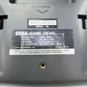 Sega Game Gear Handheld Console - Recapped w/ Bust A Move Game JPN