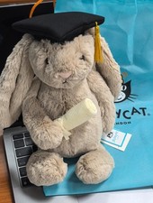 NEW Jellycat Bashful Bunny Graduation Outfit. Brand new with tag US