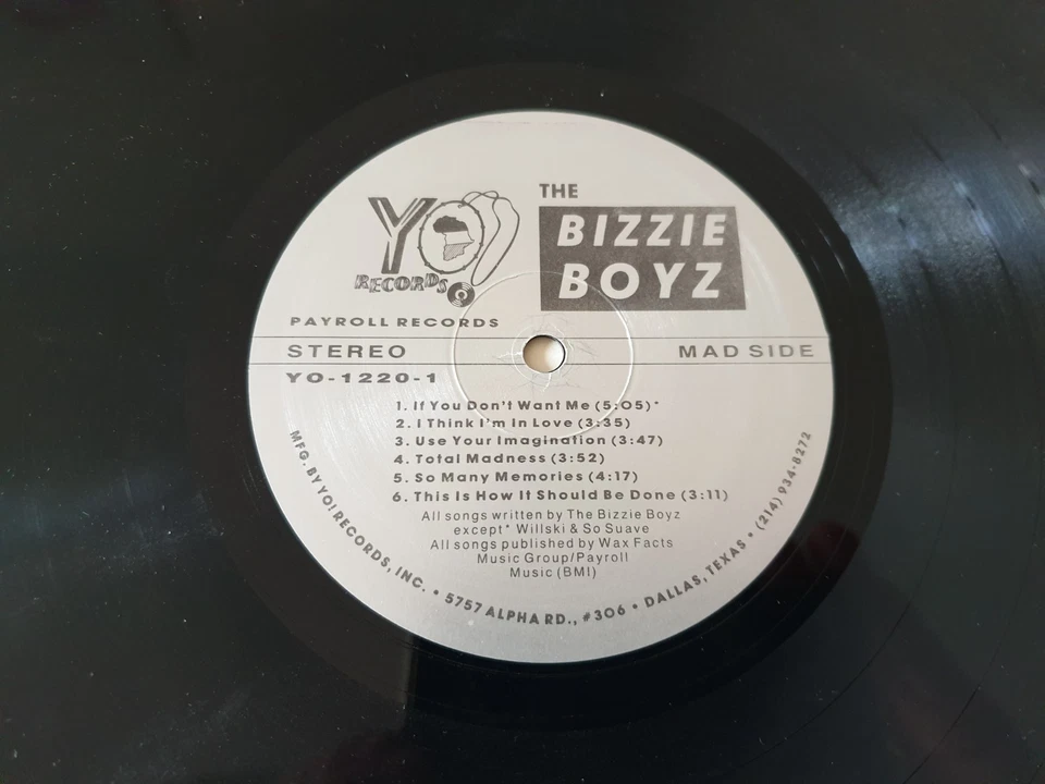 BIZZIE BOYZ - Droppin' It! Vinyl LP YO-1220-1 - Old School Hip Hop (1990) - Bild 4 von 4
