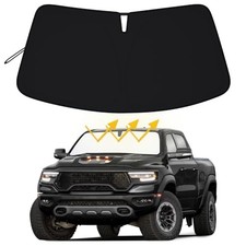 Premium Windshield Sun Shade for 2019-2025 2026 Dodge RAM 2019-2026 Ram 1500