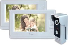 7''TFT Color Wired Video Door Phone Intercom System for Home,Wired Video