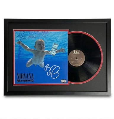 Butch Vig signed Nevermind Custom Framed Vinyl PSA Album autographed
