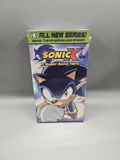 SONIC X A SUPER HERO VHS TAPE BONUS EPISODE PURE CHAOS SEGA GENESIS SEALED RARE