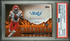 2024 Topps Midnight Xavier Worthy RC Horizon Auto #/50 Summer Solstice PSA 10 🔥