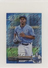 2017 Bowman Chrome Minis Prospects Blue Shimmer Refractor 133/150 Khalil Lee 2ct