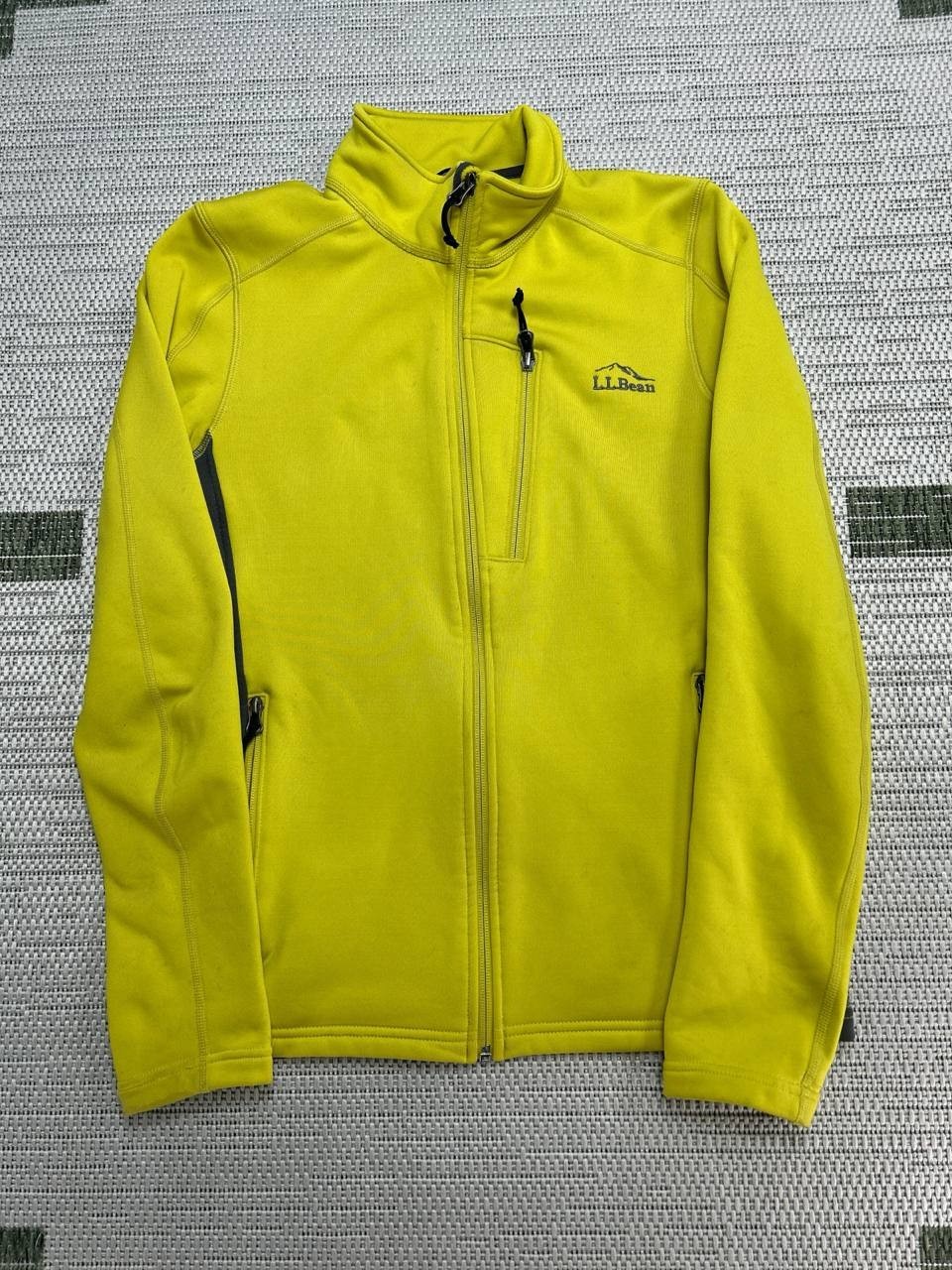 LL Bean Windproof Softshell‎ Jacket Mens Small Ye… - image 2