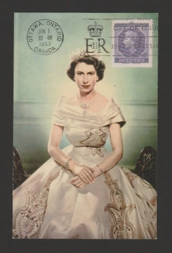 Canada 1953 Coronation FDC maximum card QEII