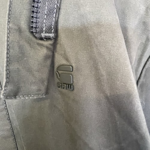 G-Star Raw Jacket Mens Size M Army Green Full Zip Military Cargo Pockets F001 - Picture 3 of 13
