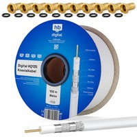 Sat Digital Koax Kabel 100M Antennen Kabel Koaxialkabel 135Db Hq Full Hd Tv 4K