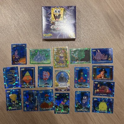 Topps Sapphire SpongeBob 2025 Chase Hits And Signature Bundle Auto Numbered