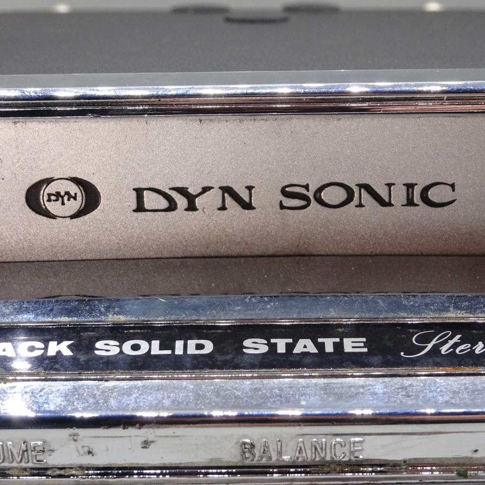 Reproductor de 8 pistas DYN Sonic de mediados de siglo de colección Japón raro DS-888 sin probar Foto 2 de 4