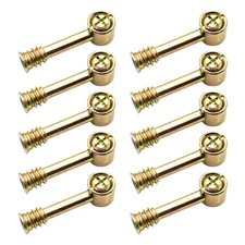 For Furniture Screws Four-in-One Connector Eccentric Wheel Hammer Screw M6 10Pcs