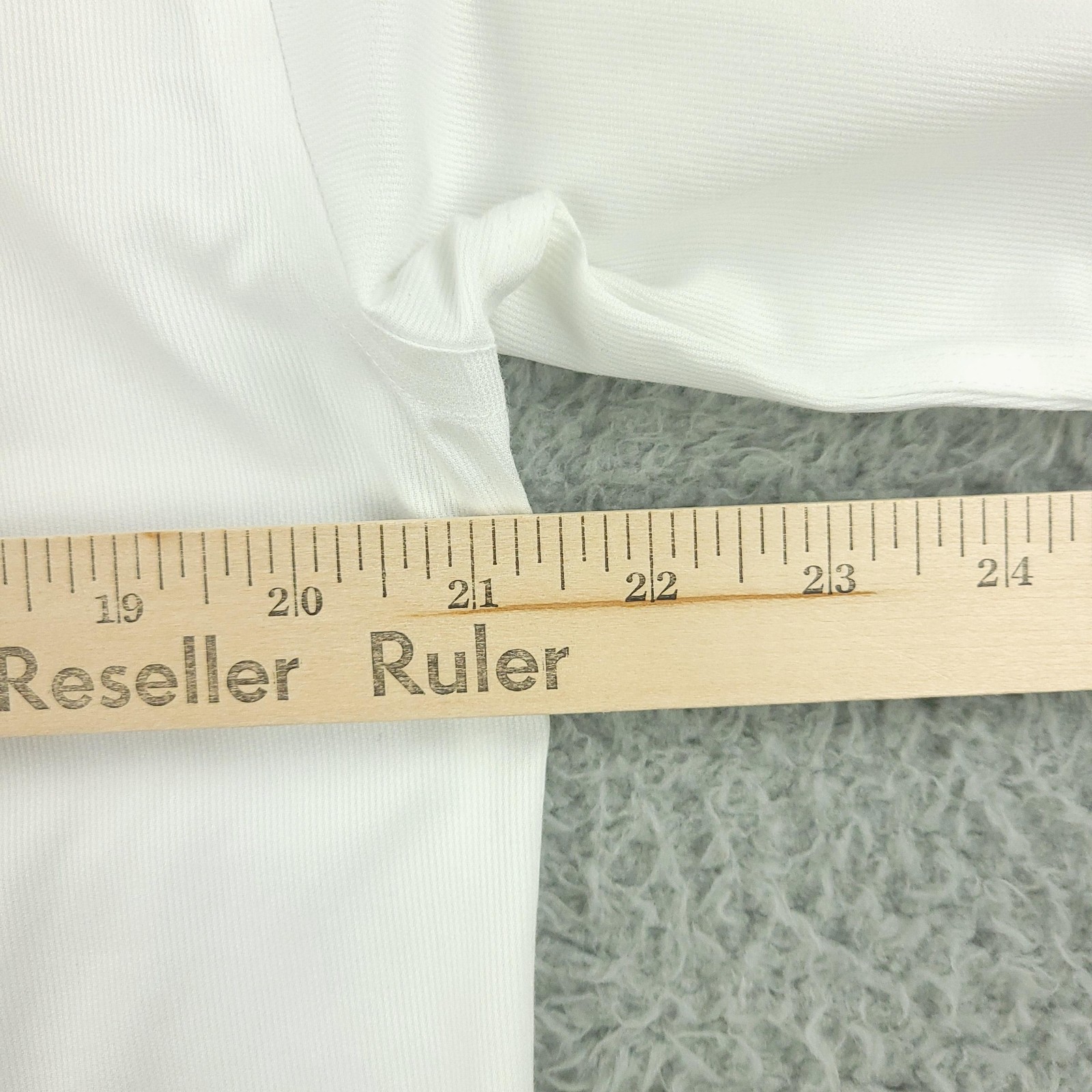 Roundtree & Yorke Gold Label Shirt Mens 15.5 34 White Fitted Dress Non Iron