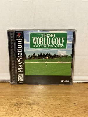 Tecmo World Golf (Sony PlayStation 1, 1996) Complete Tested