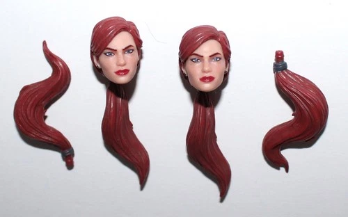 PURGE 288 - Retro Scarlett Head Lot - GIJOE CLASSIFIED SERIES 6" Scale 1/12