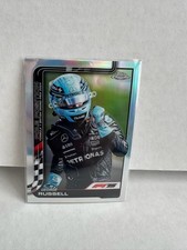 2025 Topps Chrome F1 George Russell Refractor #119 British GP Pole Position