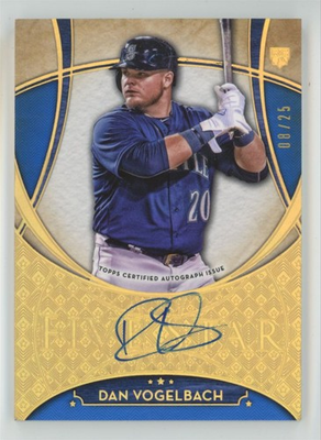 #ad #ad Dan Vogelbach 2017 Topps Five Star Blue RC Auto 25 #FSA DV Seattle Mariners $15.99