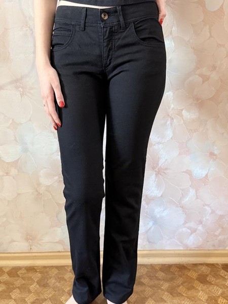 Women Armani Jeans Jeans Black 27 / S #58NM