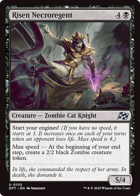 RISEN NECROREGENT x4 mtg NM-M Aetherdrift 4 Unc