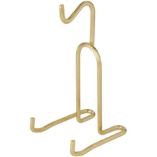 Bard's Demi-tasse Gold Cup & Saucer Stand, 5.5" H x 2.75" W x 3.25" D