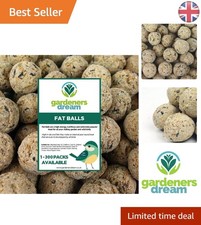 Image of Naturally Blended Suet Fat Balls | Essential Nutrition for Wild Birds, 50 Count