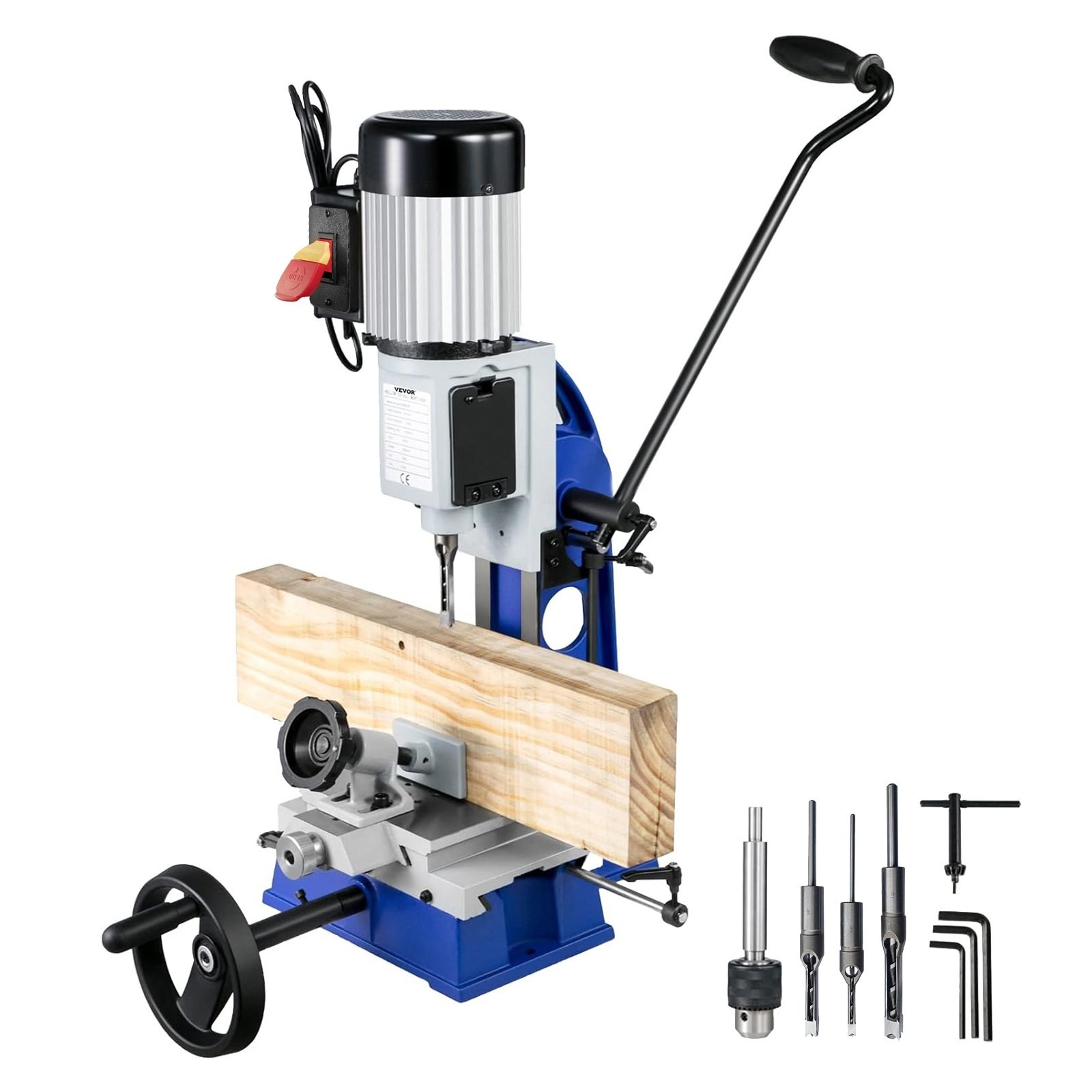 [New]VEVOR Woodworking Mortise Machine,1/2 HP 1700RPM Powermatic Mortiser,With M