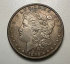 1896 Morgan Silver Dollar,  Philadelphia. No Mint Mark
