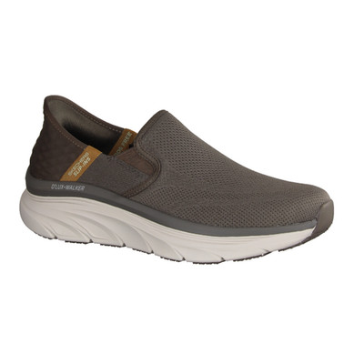 Skechers D´Lux Walker Orford 232455-BRN Herren, Slip On, Textil, Brown