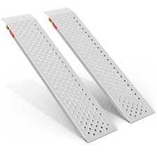 VNN Aluminium Loading Ramp 4' Long 880 lbs Capacity Anti-Slip 2PCS