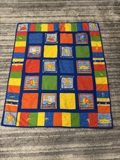Toddler Vibrant Sea/water/fish Homemade Quilt