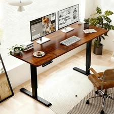 Modern Electric Standing Desk Height Adjustable Computer Desk Study Gaming Table