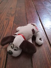 Vintage 1986 Pound Puppies Burger King Plush tush tag only Grey Puppy w/spots